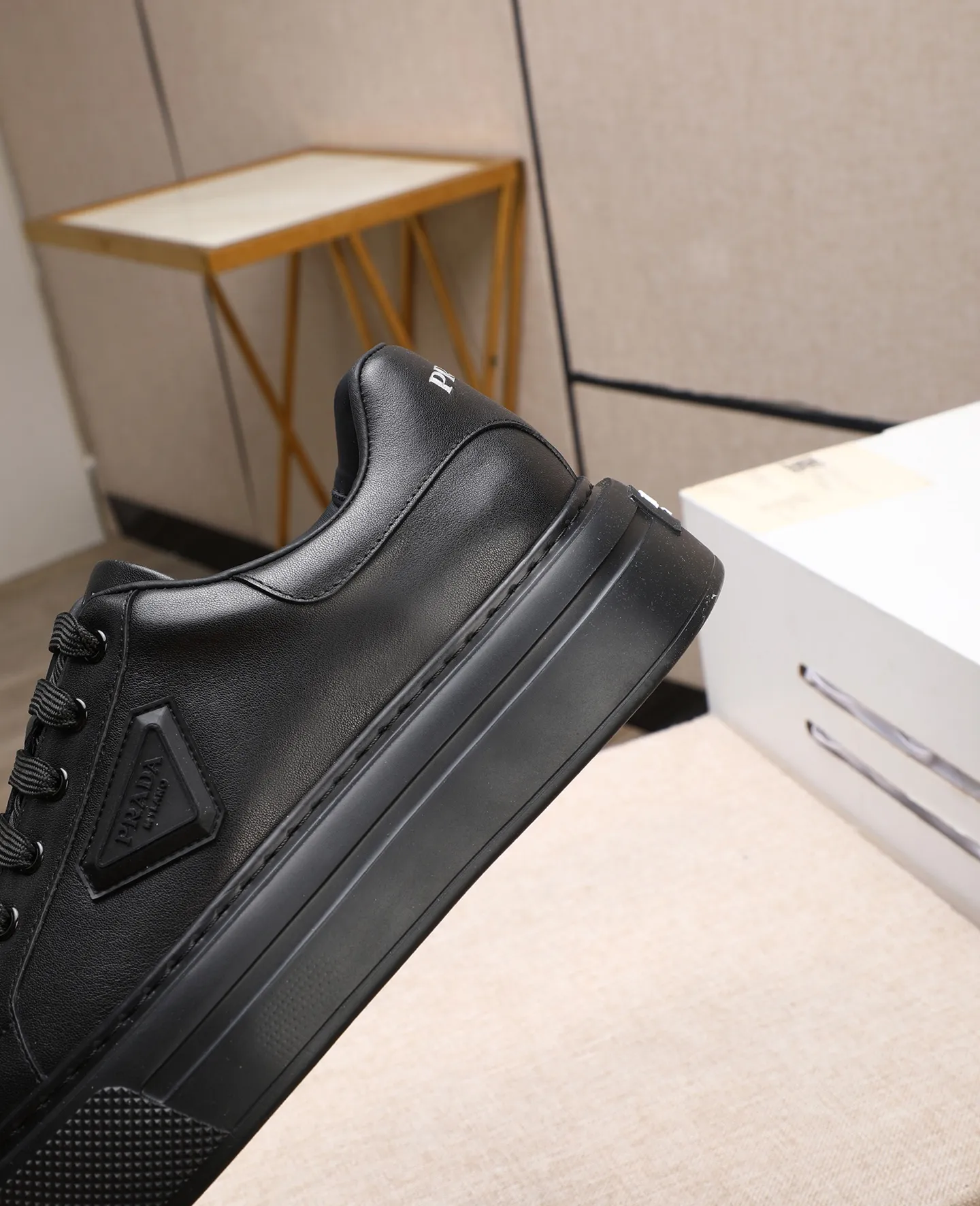 Men's shoes 💰580 [PRADA] Popular items in men's shoe counters, synchronized with the official website, high-quality shipments ✔️Original cowhide + cowhide lining, 1🆚1 replica, original original outsole, 38-45 (customized for 45, non-refundable)